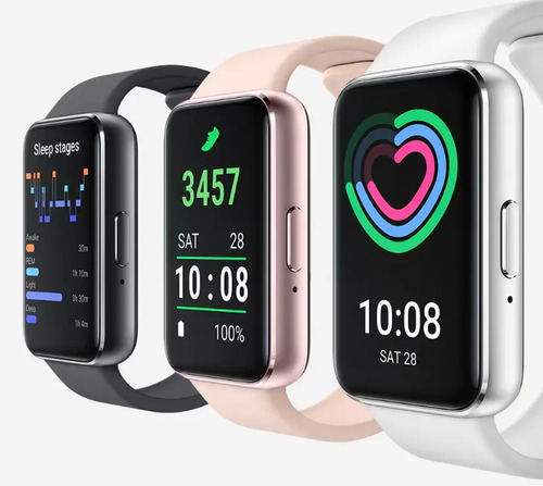 Samsung Smartwatch Galaxy Fit 3 Sport Black Amoled com tela sensível ao toque 1.6