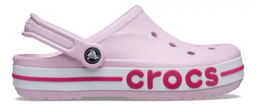 Sandalia crocs bayaband clog ballerina pinkcandy pink