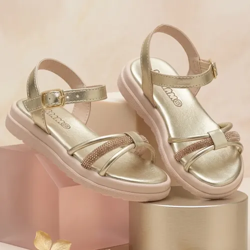 Sandalia infantil menina kimimo confortavel moda verao