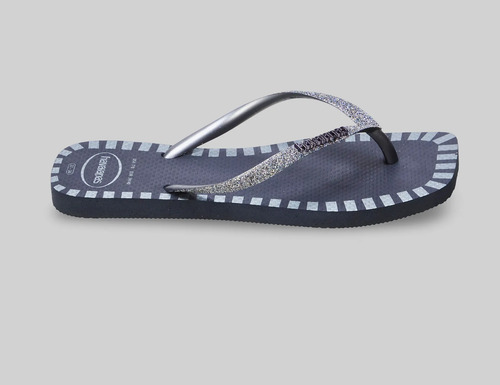 Sandália Slim Square Glitter Contour Havaianas
