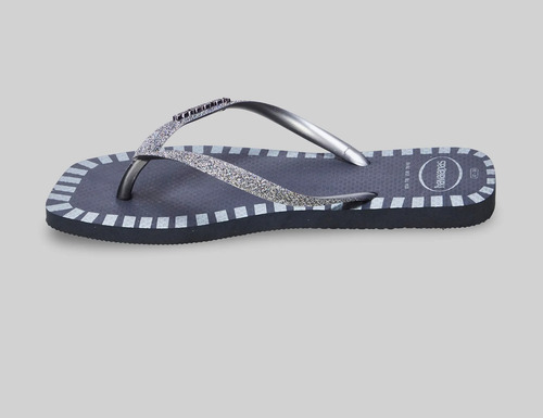 Sandália Slim Square Glitter Contour Havaianas