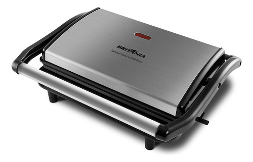 Sanduicheira e grill britania 2 em 1 bgr27i de 850w com trav
