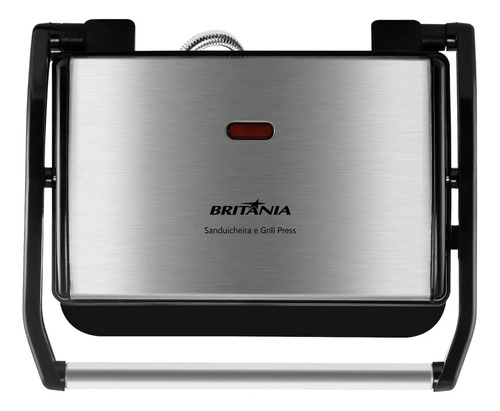 Sanduicheira e Grill Britânia 2 em 1 Bgr27i de 850W com Trava Inox