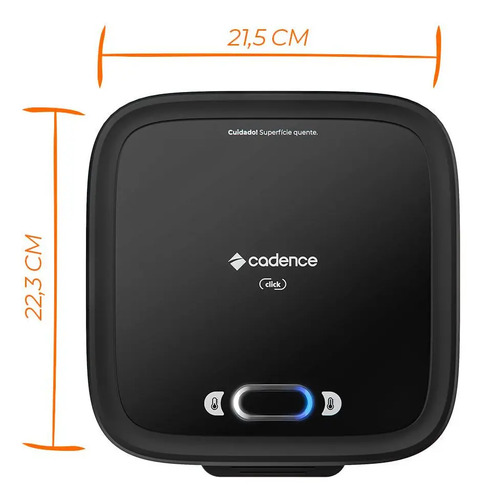Sanduicheira Elétrica Cadence San 400 Preto