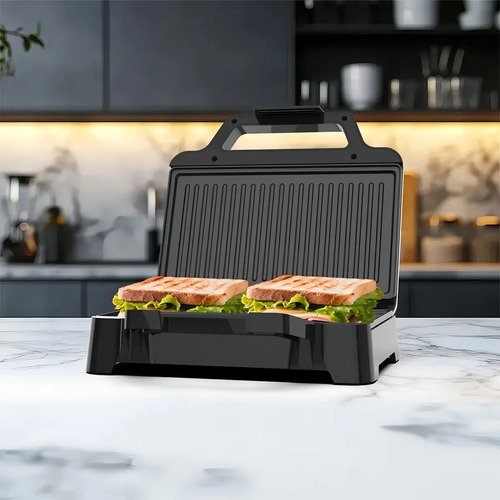 Sanduicheira Inox Multiuso Oster Preto/inox