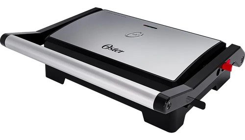 Sanduicheira Mini Grill Oster Inox 2 Em 1 Ogrl230 1000w