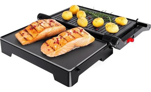 Sanduicheira Mini Grill Oster Inox 2 Em 1 Ogrl230 1000w