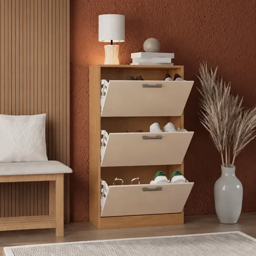 Sapateira Vertical Para Calçados Com 3 Portas Basculantes