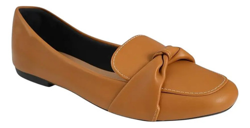 Sapatilha Mocassim Feminino Sapato Bico Quadrado Conforto