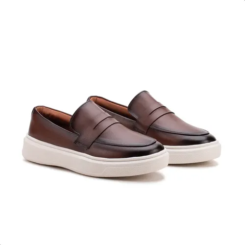 Sapato Loafer Masculino Mocassim Couro Casual Comfort Luxo