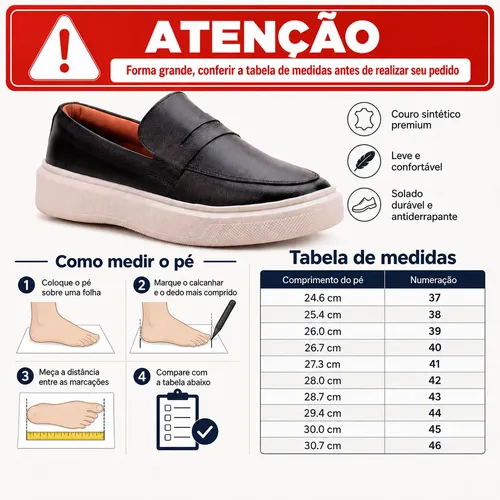 Sapato Masculino Mocassim Loafer Couro Casual Comfort Luxo