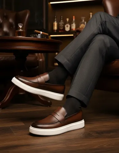 Sapato Masculino Mocassim Loafer Couro Casual Comfort Luxo
