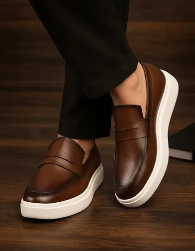 Sapato Masculino Mocassim Loafer Couro Casual Comfort Luxo