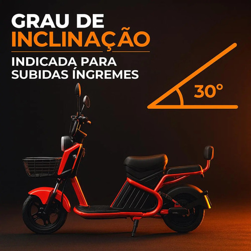 Scooter Moto Bike Eletrica 1000w Baw Bateria 60v 20ah 32km/h