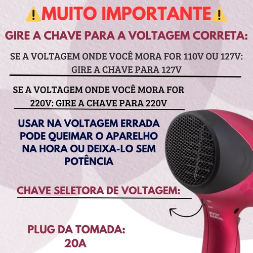 Secador Com Difusor Cachos Philco Super Potênte 2200w Oferta