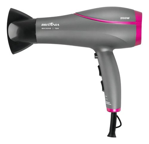 Secador de cabelos britania bsc2200 bivolt 2100w com tecnolo