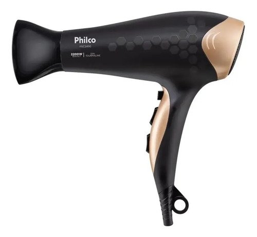 Secador De Cabelos Philco Biv 2200w Psc2450 Íons Tourmaline