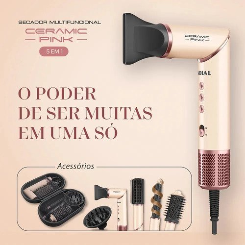 Secador Multifuncional 5 Em 1 Mondial Sm-01-bldc-cp