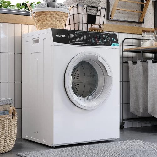 Secadora de roupa de piso wanke 12kg comfort 12 programas br