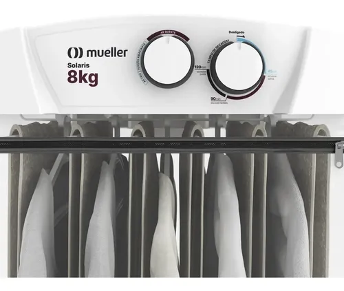 Secadora De Roupas 8kg Branca De Parede 220v Mueller Solaris