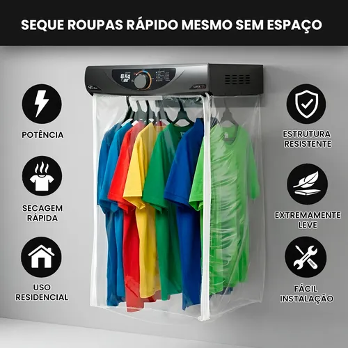 Secadora Fischer Super Ciclo 8 Kg Com Timer Contínuo