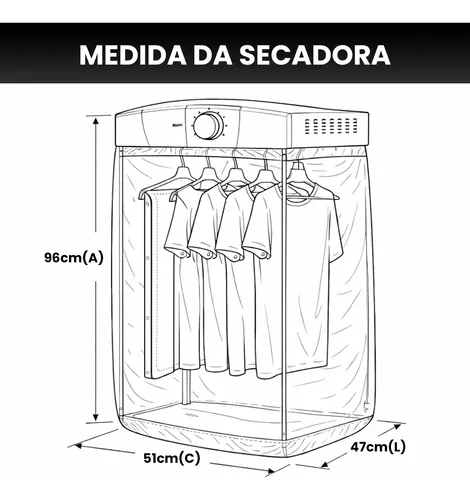 Secadora Fischer Super Ciclo 8 Kg Com Timer Contínuo