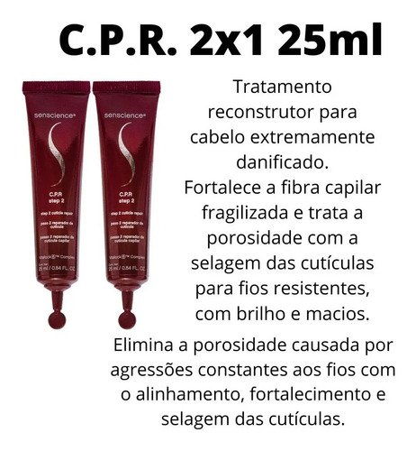 Senscience C.P.R. - Tratamento Reconstrutor 2x25ml