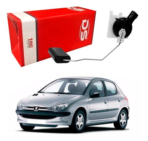 Sensor nivel combustivel ds peugeot 206 14 flex 2008