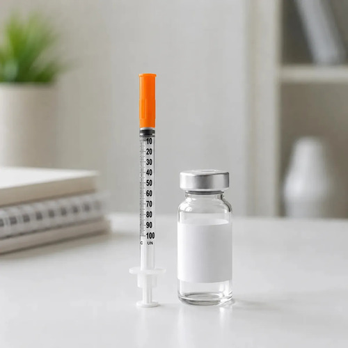 Seringa Insulina 1 ml Agulha Fixa Ultrafina 0,30mmx8mm Venper 100 Unidades