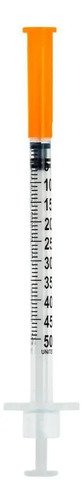Seringa Insulina C Agulha Fixa 0,5ml 0,25mm X 6mm 31g 100un