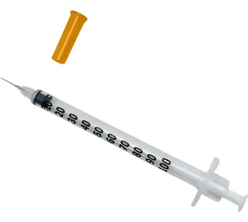 Seringa Insulina Com Agulha Fixa 0,30mmx8mm 100 Unidades 1 Ml