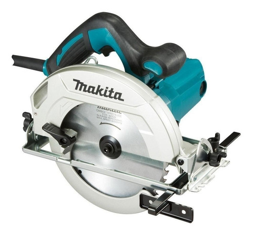 Serra Circular Para Madeira 7.1/4pol 1600w - Hs7010 Makita Cor Azul-turquesa