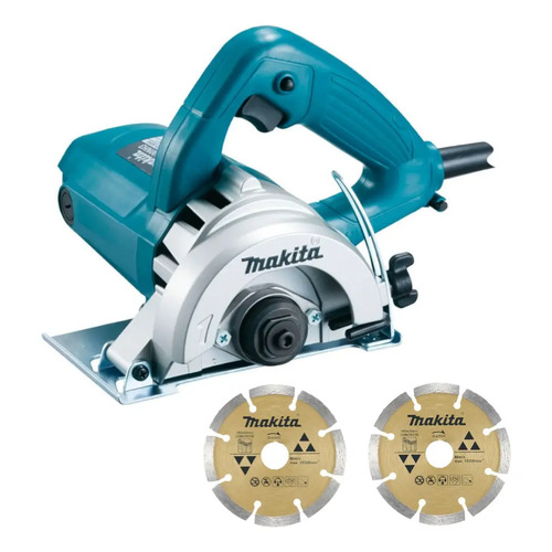 Serra makita 4100nh3zx marmore com 2 discos diametro 110mm 1 1