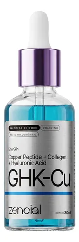 Serum ghk cu colageno bioestimulacao facial zencial 30ml