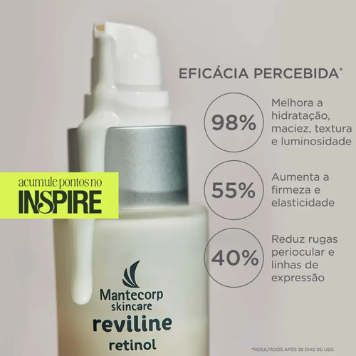 Sérum Rejuvenescedor Reviline Retinol 30ml