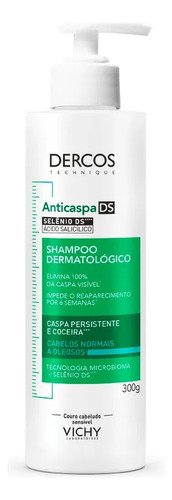 Shampoo anticaspa cabelos normais a oleosos dercos ds vichy