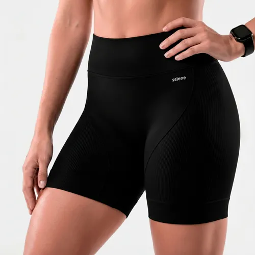 Short selene poliamida zero transparencia bermuda s costura