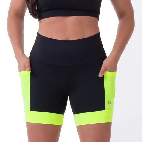 Shorts para corrida de compressao feminino