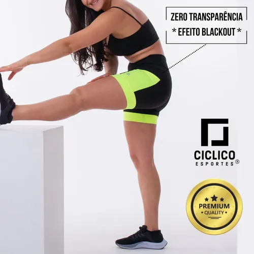 Shorts Para Corrida De Compressão Feminino