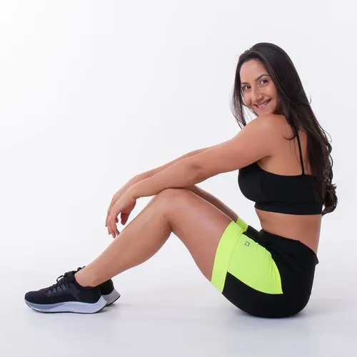 Shorts Para Corrida De Compressão Feminino