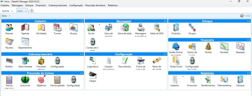 Sistema para academia box estudio e lutas