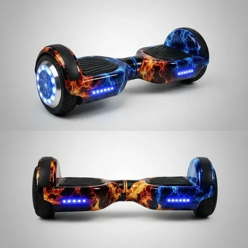 Skate Hoverboard Elétrico Led Música Infantil Adulto