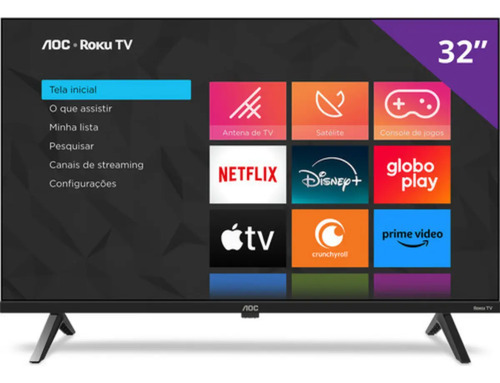Smart Tv 32 Hd Aoc Tv 32s5045/78g Hdmi 1 Usb Wifi Roku