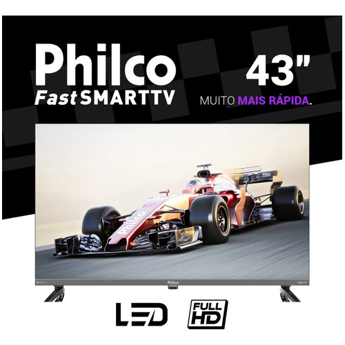Smart Tv 43 Philco P43vik Roku Led Dolby Audio Wi-fi Hdmi Hdr Full Hd 110/220v