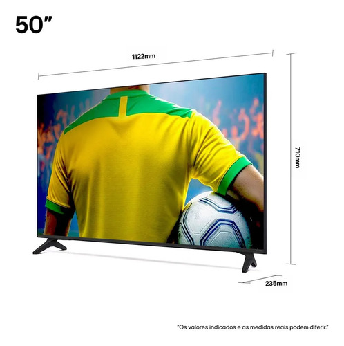 Smart Tv 4k 50 LG Qned73 Portal De Games Processador Ai 7