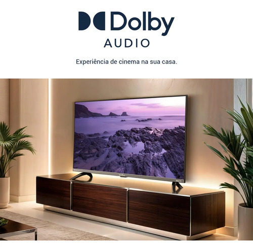 Smart Tv 50 Led 4k Britania B50cra Uhd Roku Dolby Audio Wi-fi Hdmi Hdr10 110/220v