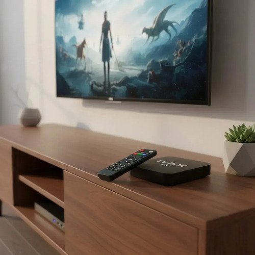 Smart Tv Box Android 10 4k Wi-fi 2gb Ram 16gb Netflix Prime Preto Padrão