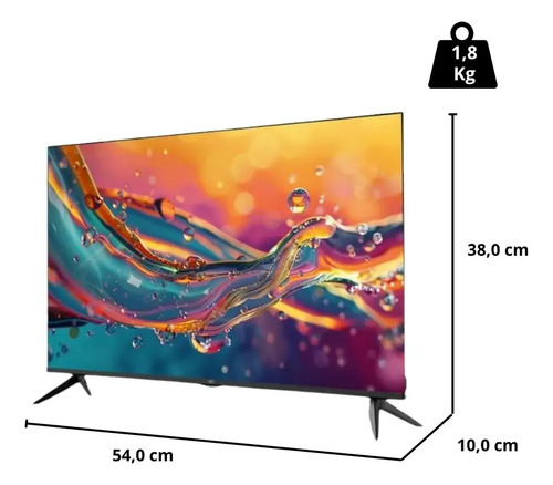 Smart Tv Hq 24 Led 3 Hdmi 2 Usb Wi-fi Android Hqs24nkhm