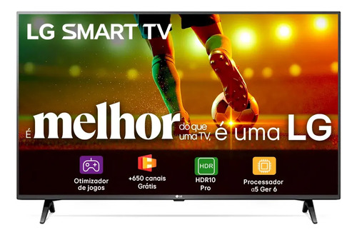 Smart tv lg 43full hd processador a5 ger6 ai alexa e webos 2