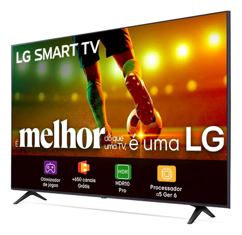Smart TV LG 43"Full HD, Processador A5 Ger6, AI, Alexa e webOS 23 - 43LR6700PSA